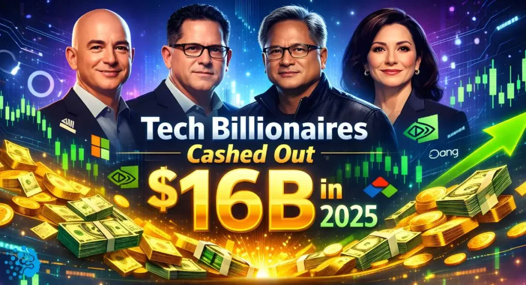 Tech Billionaires Cashed Out $16 Billion in 2025: What Now?